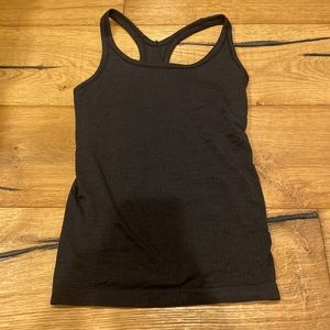 Black lululemon EBB street tank top